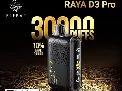 ELF BAR RAYA D3 PRO 30000 PUFFS  DISPOSABLE VAPE