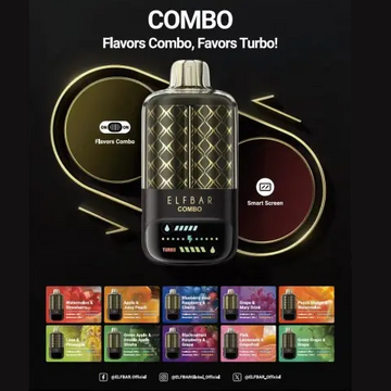 ELF BAR COMBO 25000 PUFFS  DISPOSABLE VAPE