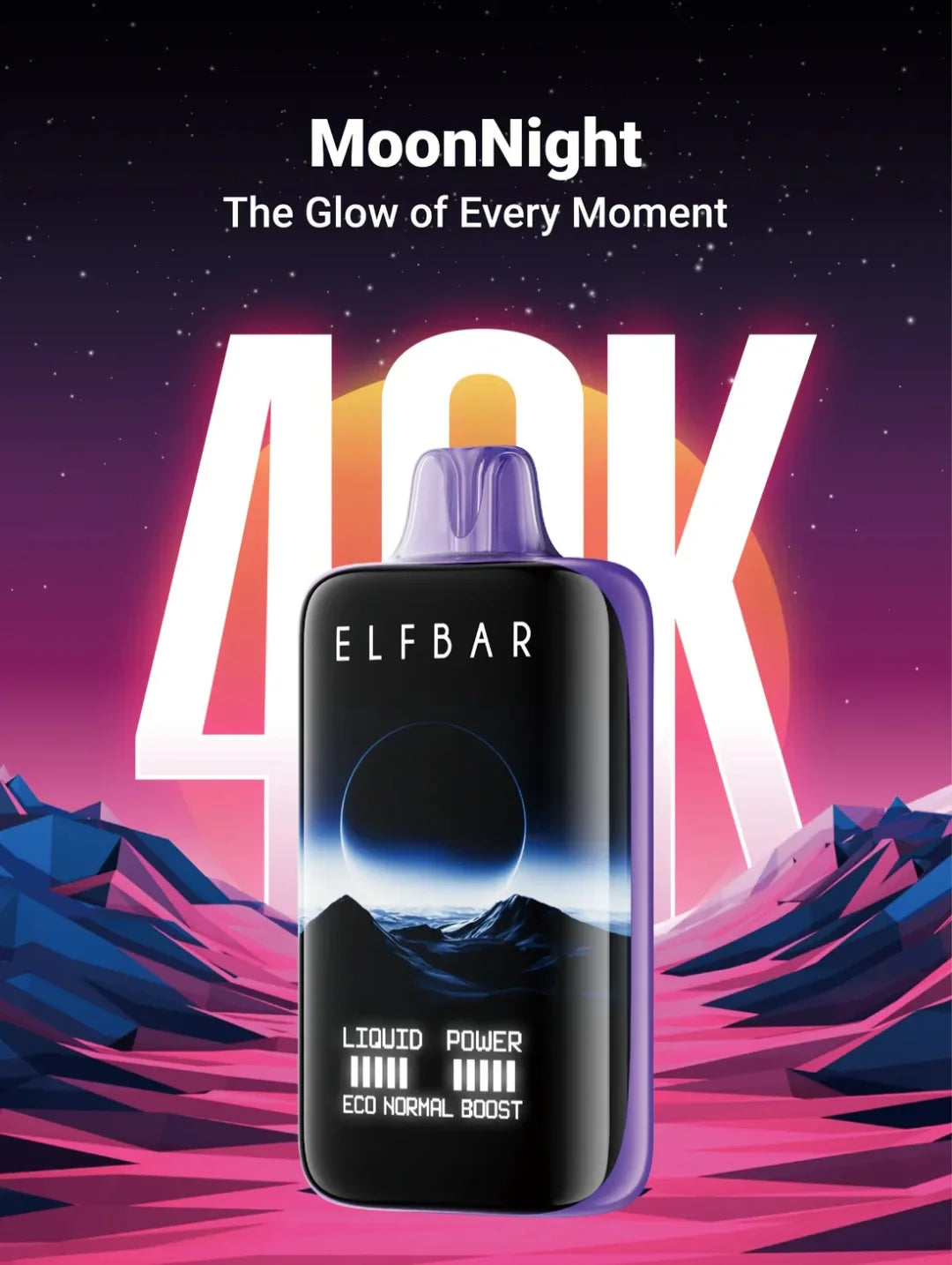 ELF BAR MOON NIGHT 40000 PUFFS  DISPOSABLE VAPE