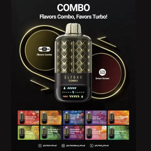ELF BAR COMBO 25000 PUFFS  DISPOSABLE VAPE